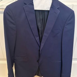 Zara Navy Blue Male 2 piece suit, 38 R, pants 32/30